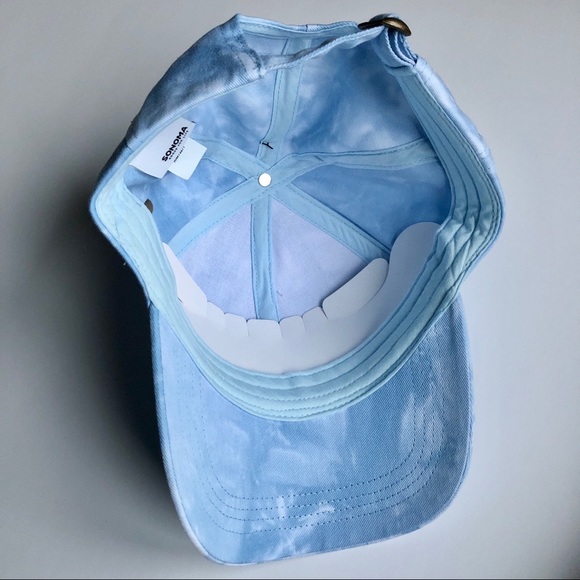 NEW Americana Hat Tie Dyed Baseball Cap Blue Women’s - Picture 7 of 13